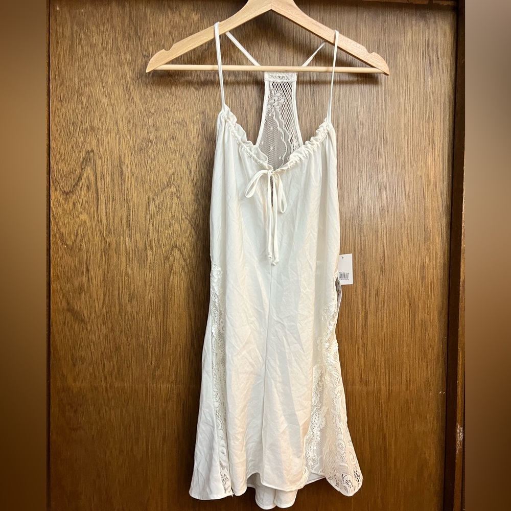 Brand new white lingerie slip